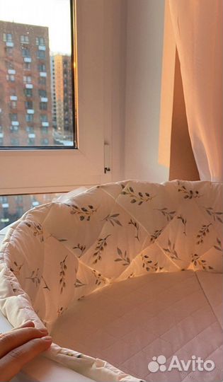 Бортики в круглую кроватку