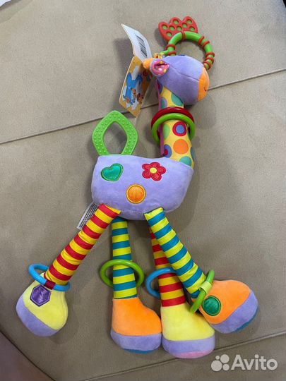 Игрушка погремушка подвесная Жираф