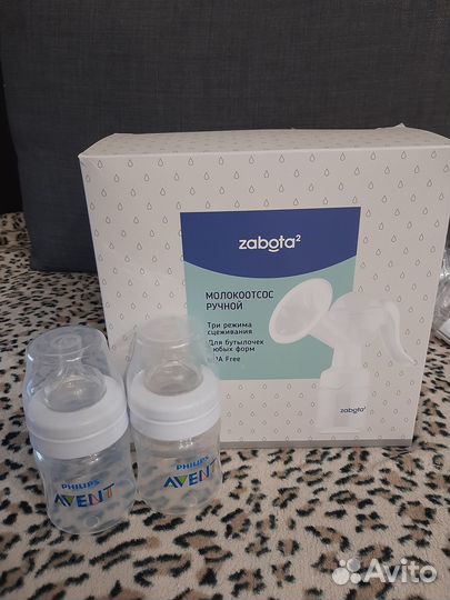 Комплект молокоотсос и нагреватель для бутылочек
