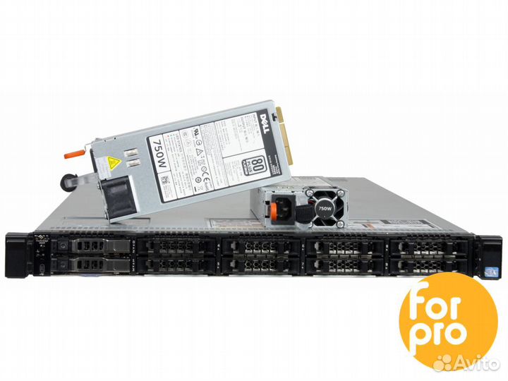 Сервер dell R620 10SFF 2xE5-2680v2 256GB, H710p