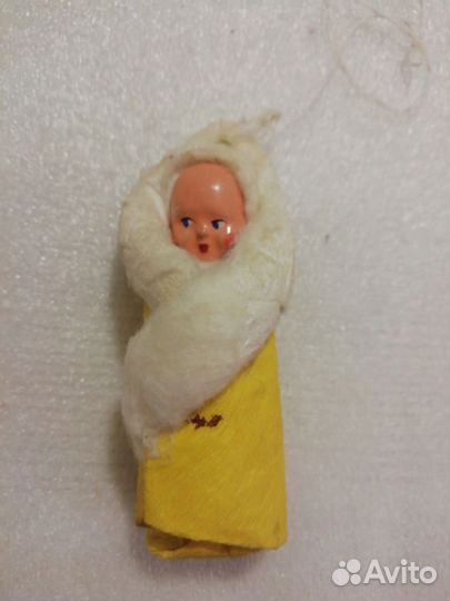 Ватная ёлочная игрушка СССР 40-50 ые года