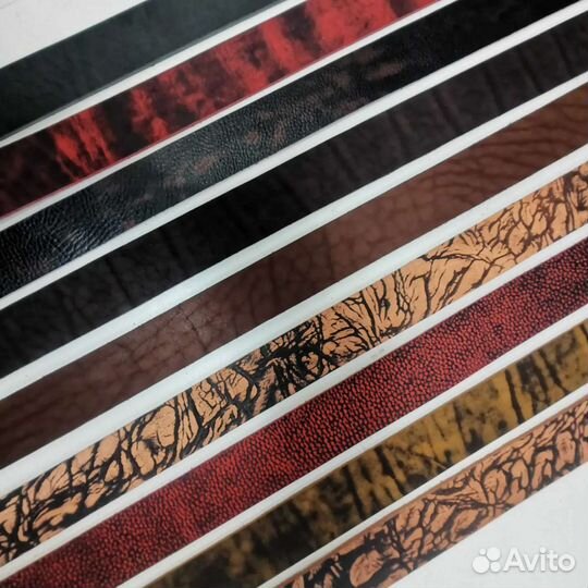 Мужской кожаный ремень ручной работы