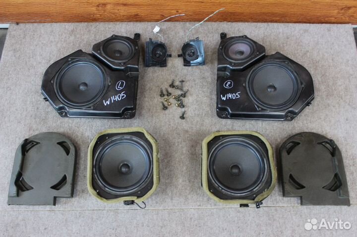 Комплект динамиков Mercedes S-Class W140