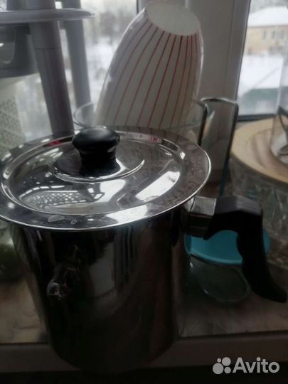 Посуда СССР Самовар мангал кастрюля молоковарка