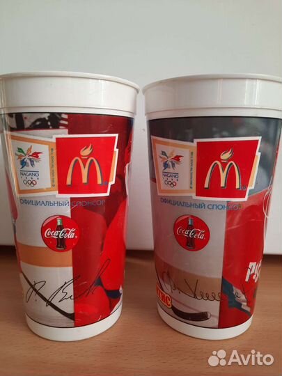 Коллекционные стаканы хоккей Макдональдс