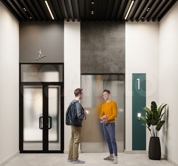 2-к. квартира, 50,5 м², 12/23 эт.