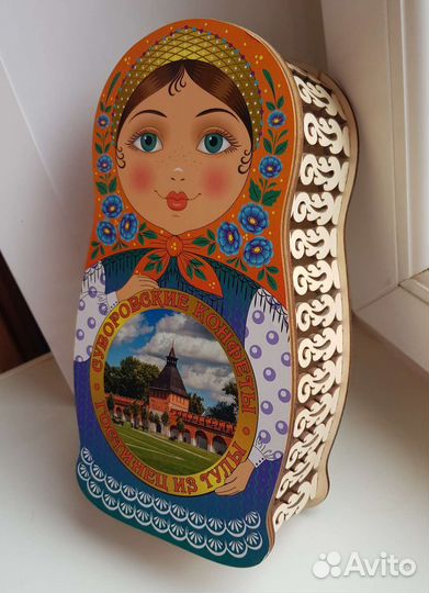 Шкатулка - Матрешка деревянная