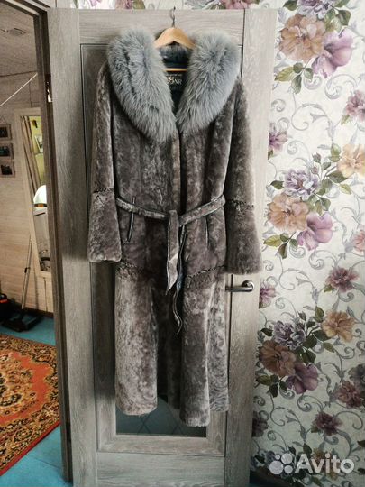 Мутоновая шуба размер 48