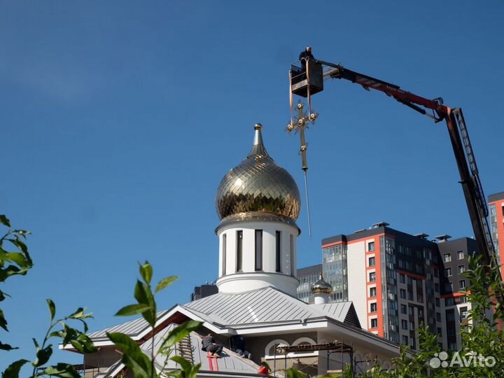 Кресты с покрытием нитрид титана под золото