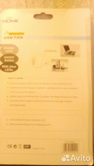 Мини вентилятор USB для компьютера ноутбука