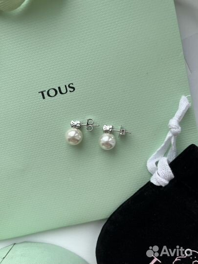 Украшения tous новое серьги