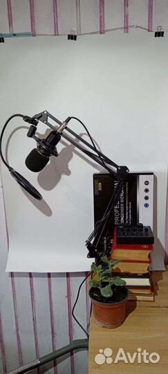 Студийный конденсаторный микрофон