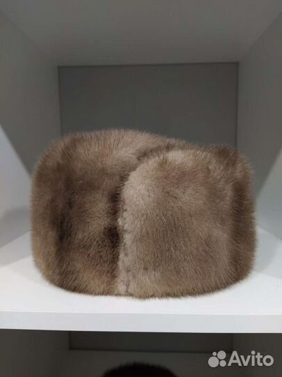 Норковая шапка мужская 55 64