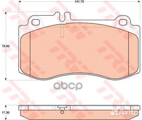 Колодки тормозные дисковые mercedes-benz: e-cla