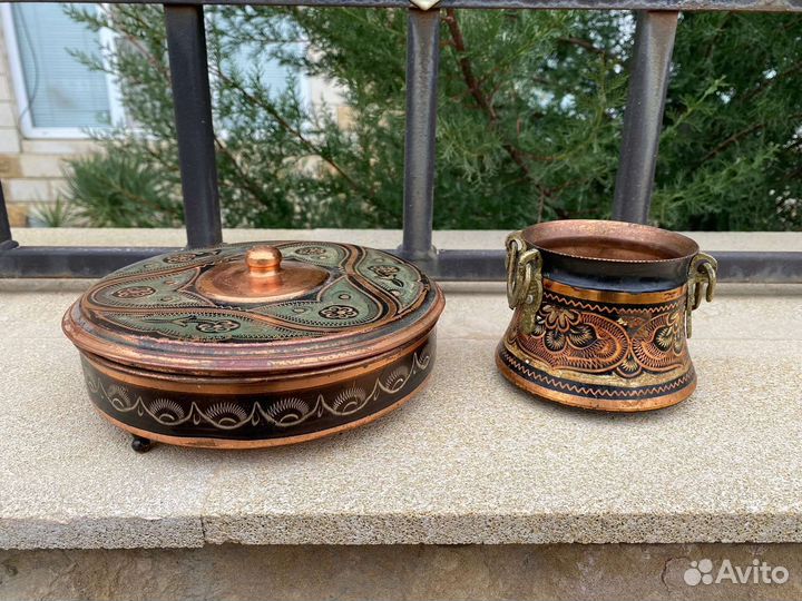Чайный набор из меди