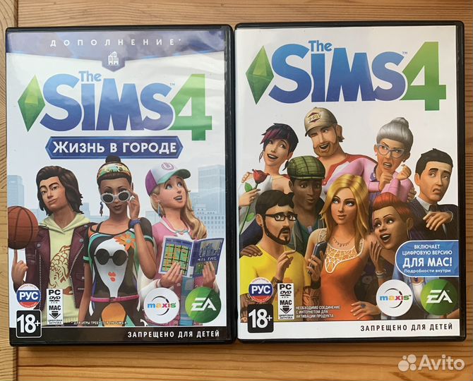 Игровые диски на пк Sims 4