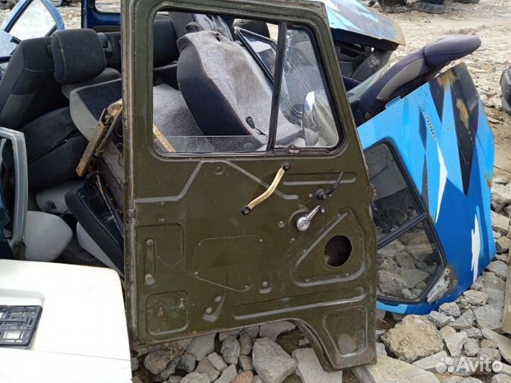 Дверь УАЗ 3909 (Буханка) перед. лев. (б/у)