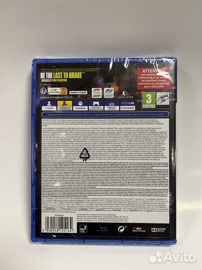 F1 2023 новый диск для PS4