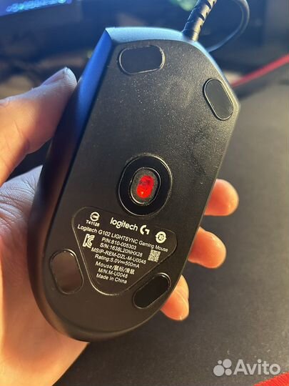 Проводная мышь Logitech G102