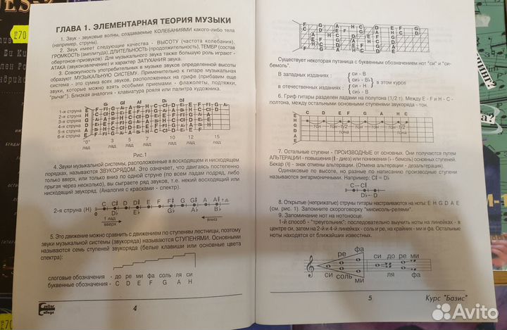 Самоучители для гитары, теория+практика+таблатуры