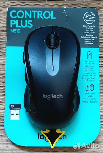 Мышь беспроводная Logitech M510 910-001826оригинал