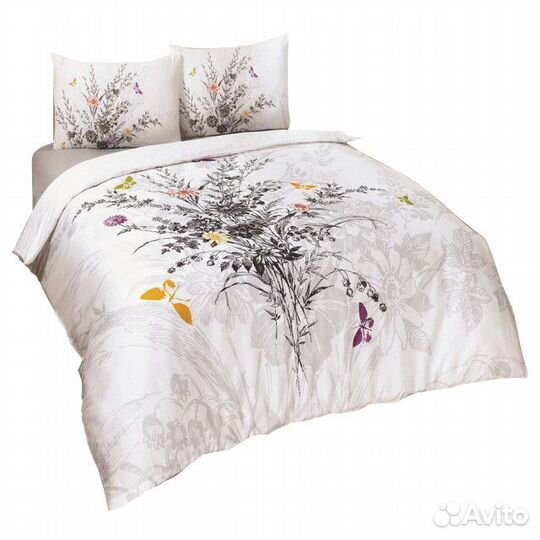 Постельное белье евро TAC сатин 4 нав.50х70см, арт