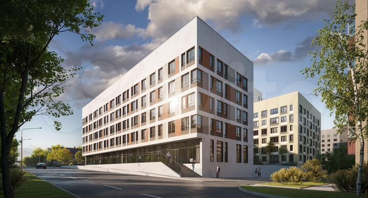 1-к. квартира, 46,8 м², 1/12 эт.