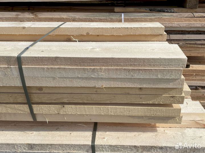 Доска обрезная 25х100х6000