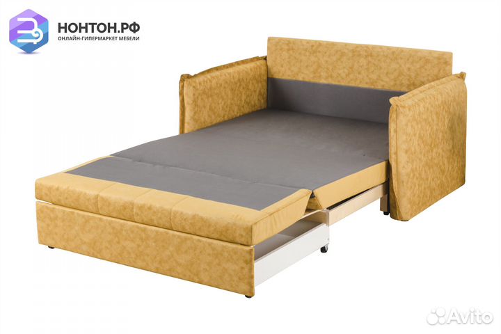 Диван выкатной Виола желтый