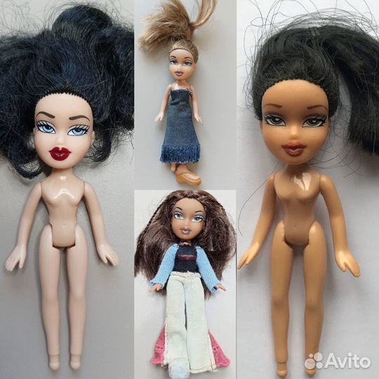 Мелкие куколки Bratz и аксессуары