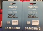 Новая карта памяти Samsung Evo Plus 256 gb