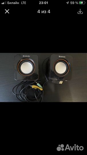 Продаются 2-е маленькие колонки