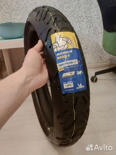 Michelin road 6 120\70\17 - 190\55\17 2023 год