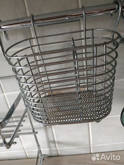 Полка навесная на рейлинг