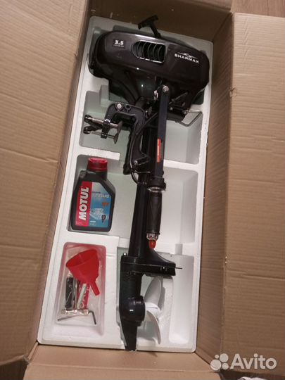 Мотор лодочный sharmax SM 3.5 HS