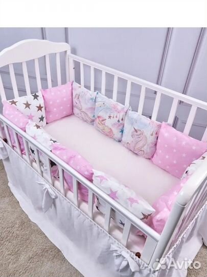 Бортики в кроватку детскую новые