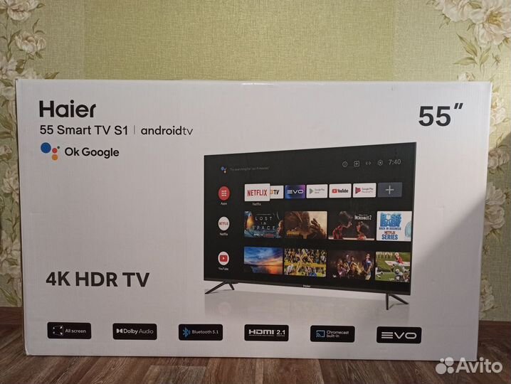 Телевизор Haier 55 SMART TV S1 55