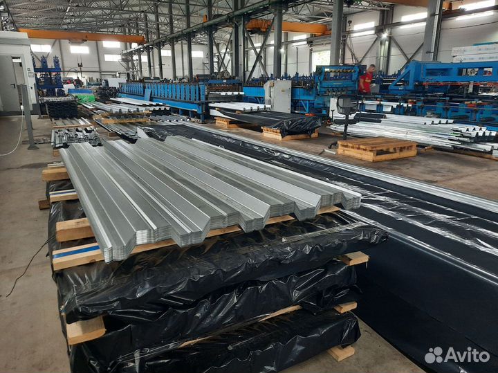 Профлист оцинкованный окрашенный нс-35 0,5х1000