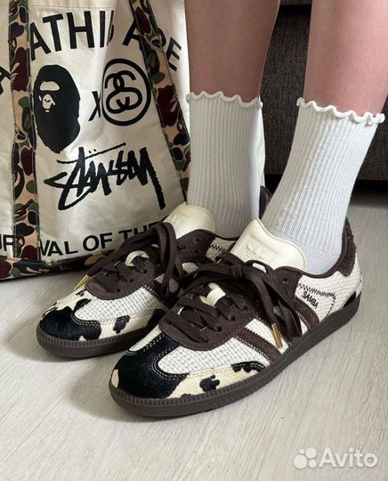 Notitle x Adidas Samba Cow Print