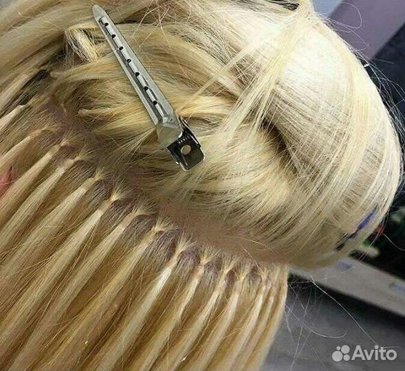 Наращивание волос, микронаращивание (качественное)