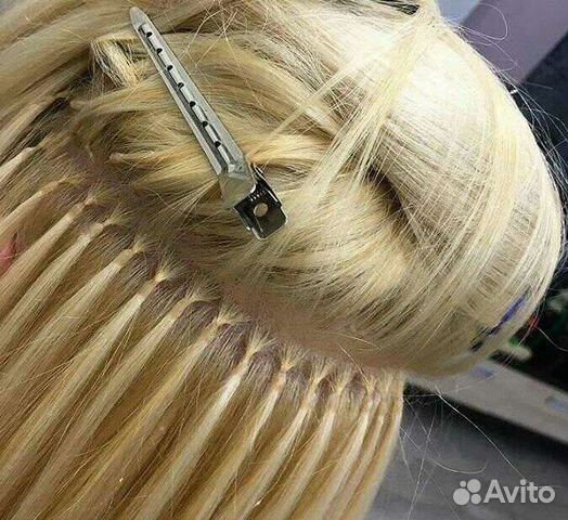 Наращивание волос, микронаращивание (качественное)