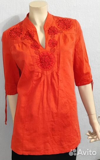 Блузка из льна