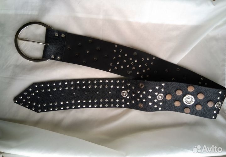 Новый широкий пояс с пряжкой (ремень)