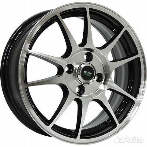 R15 4x98 6J ET35 D58,6 Megami MGM-5 BKF