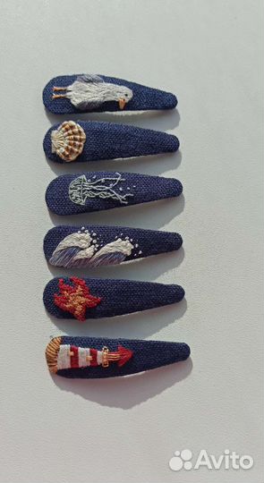 Заколки маяк и чайка