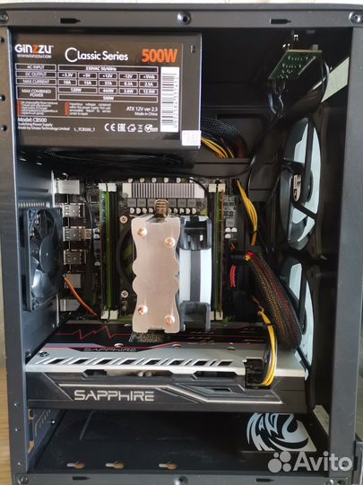 Игровой пк i7/rx570/16гб/ssd