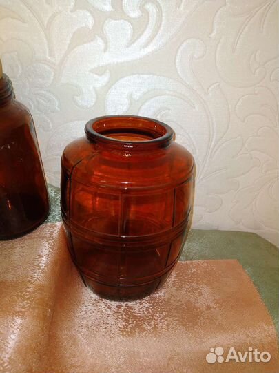 Банки темное стекло СССР