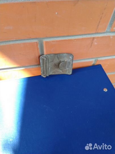 Мужская пряжка для ремня Армейская Латунная СССР