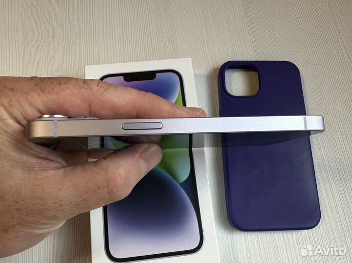 iPhone 14 128 purple в отличном состоянии