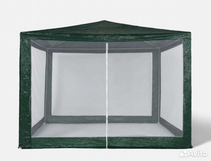Нов тент, шатер, беседка, павильон 3х3м с сеткой